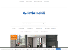 Tablet Screenshot of daviomobili.it